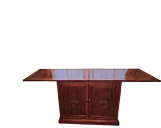 Beautiful Solid Rosewood Flip Top Bar