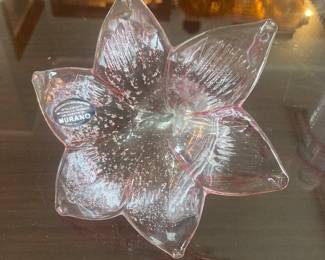 Murano glass flower