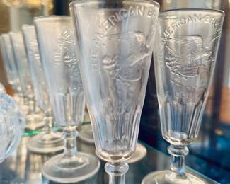 AMERICAN BREWING CO. ST. LOUIS MO PRE PROHIBITION PRO ADVERTISING BEER GLASS
