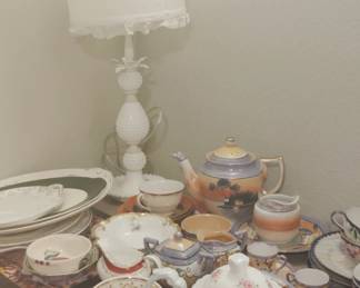 noritake, china, lamps