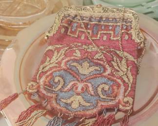 beaded vintage purse