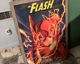 Framed poster the FLASH