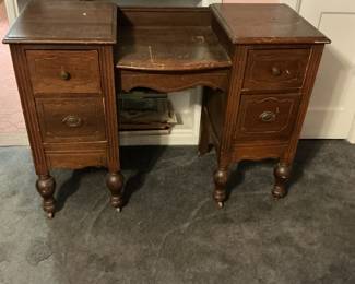 Vintage vanity desk
