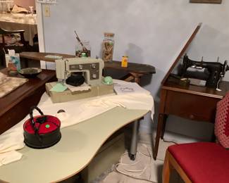 Vintage sewing machines