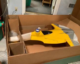 NIB NRFB Walmart store display Naboo Starfighter Ep 1 All there instructions and parts in the Original Shipping box see other photos
