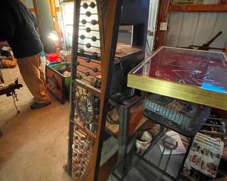 Victorian fret work in front of the standing saw