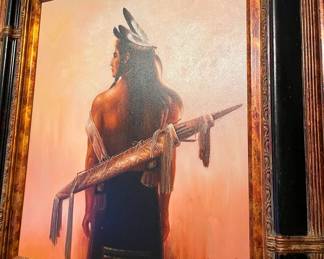 oil painting, signed