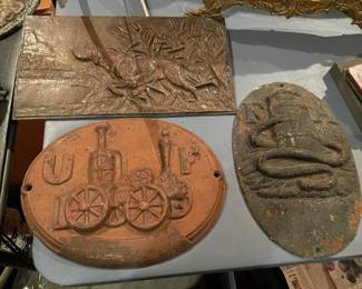 these are iron, bronze and brass