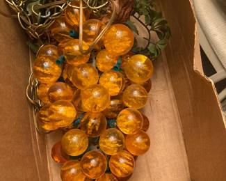 lucite grape swag lamp 
Lights are not working 