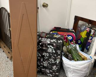 gun case (no gun) luggage, floral, air tank