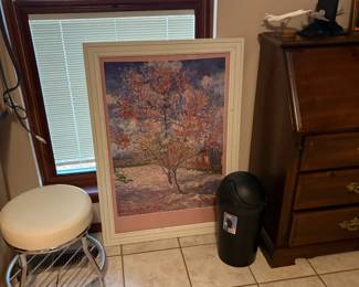 small rolling stool, decor