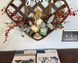 Gather wall hanging, new in package kitchen towels