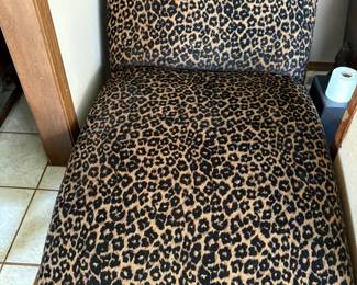 cheetah chaise lounge