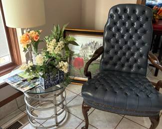 chair, table, decor