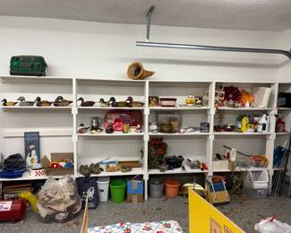 Decorative wood ducks, household