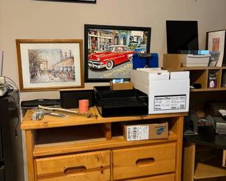 small dresser, decor