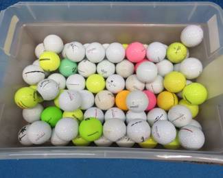 Lot 339. 72 slightly used golf balls