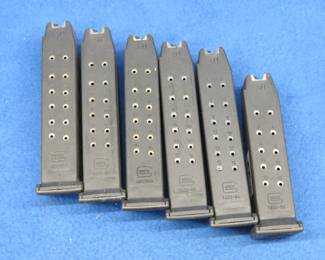 Lot 115. Six 40 S&W Glock magazines