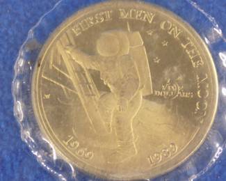 Lot 209. 1989 90% silver $5.00 coin from the Marshall Islands. Approximately .803 troy ounce.