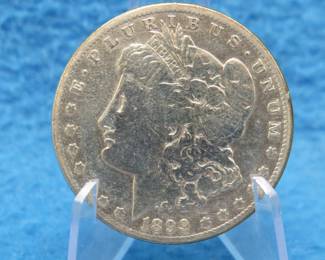 Lot 307. 1899 S Morgan silver dollar