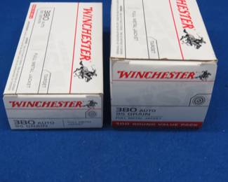 Lot 194. 113 Winchester 380 Auto rounds