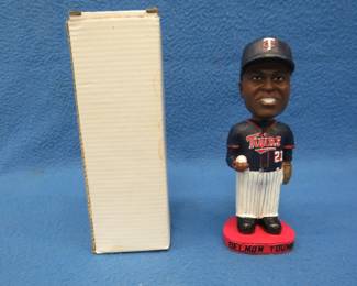 Lot 238. Minnesota Twin Delmon Young bobblehead from 2008.