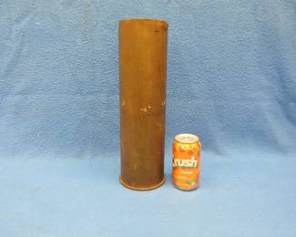 Lot 11. 105mm brass shell casing from 1944