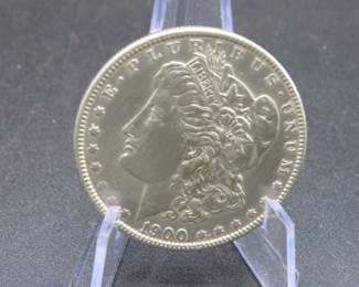 Lot 80. 1900 P Morgan Silver Dollar