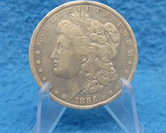 Lot 305. 1886 P Morgan silver dollar