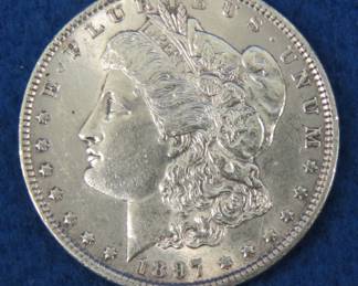 Lot 26. 1897 P Morgan silver dollar