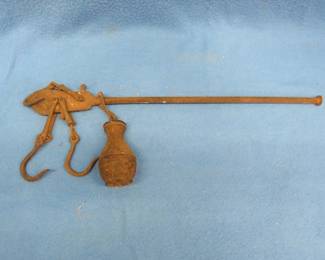 Lot 65. Antique Roman steelyard beam scale