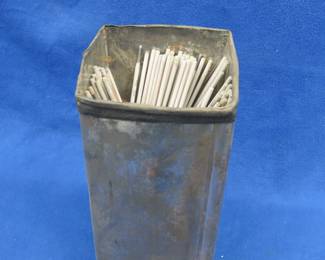 Lot 171. Welding electrodes as identified in the photos