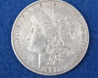 Lot 25. 1883 P Morgan silver dollar
