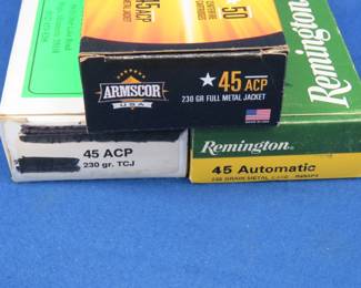 Lot 198. 115 mixed 45 auto rounds