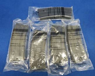 Lot 72. Five NOS metal 30-round 5.56 magazines