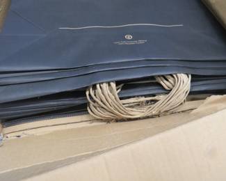 Lot 289. 45 new black gift bags. 16" x 16 x 12"