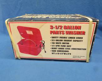 Lot 268. New-in-the-box 3 1/2 gal. parts washer