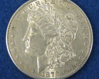 Lot 389. 1879 S Morgan silver dollar