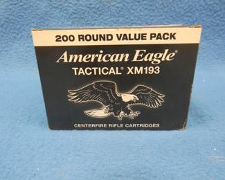 Lot 345. 200 American Eagle 5.56 x 45. 55-grain FMJ.