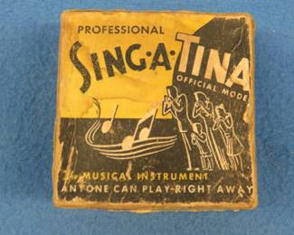 Lot 278. Sing-A-Tina in the box with paperwork