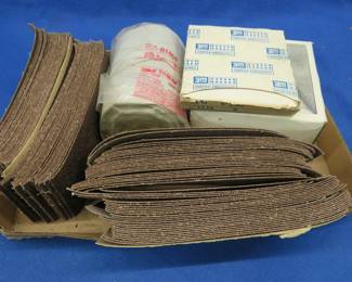 Lot 164. Sandpaper in different shapes and sizes