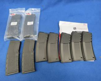 Lot 134. Nine 30-round 5.56 / .223 magazines