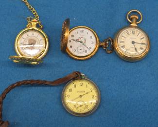 Lot 350. Four untested pocket watches