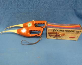 Lot 237. Two Popeil Pocket Fishermans. One box.