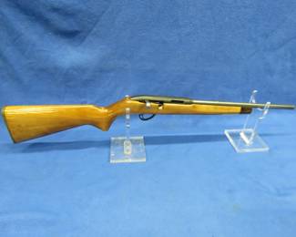 Lot 260. Savage model 63 single-shot, bolt-action, 22 rifle, missing the rear sight NSN