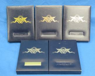 Lot 369. State quarter sets for years 2005 through 2009