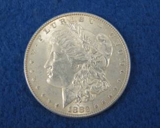 Lot 387. 1883 P Morgan silver dollar