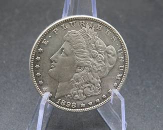 Lot 83. 1893 P Morgan Silver Dollar
