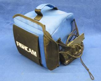 Lot 73. Fishcam in working condition, runs and works on 110v power cord, does not include a battery