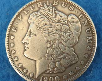 Lot 28. 1900 P Morgan silver dollar
